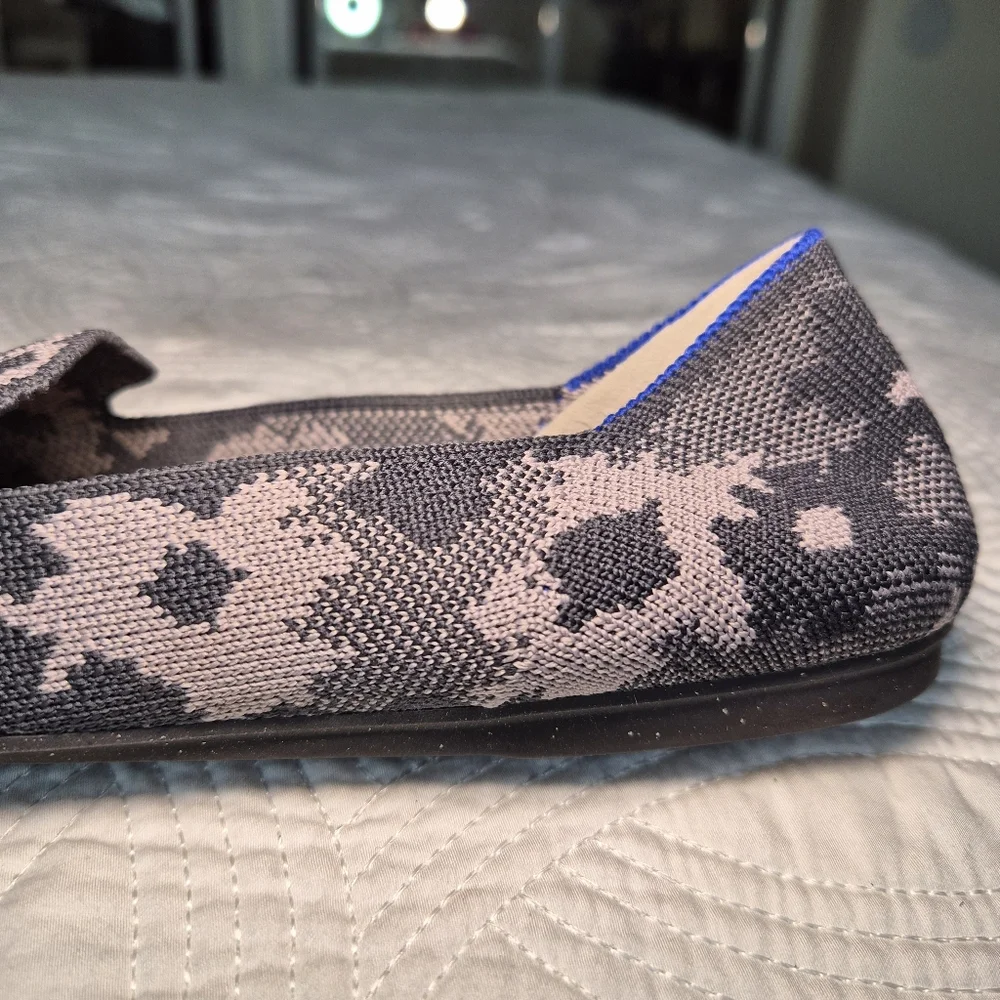 VGUC Rothy’s Botanicamo Grey Loafers Retired 7